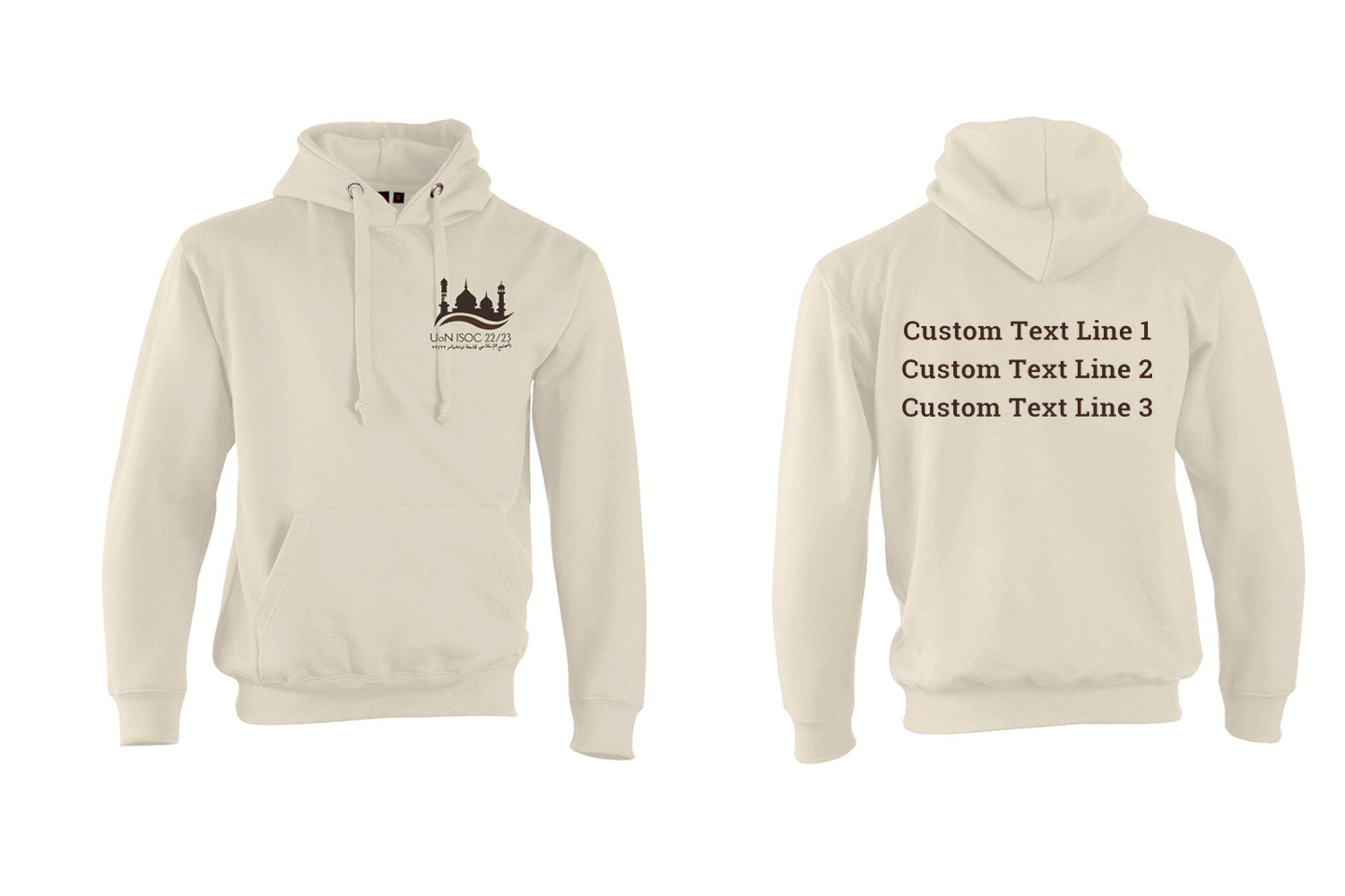 Notts Isoc-  Plain Hoodie in Light